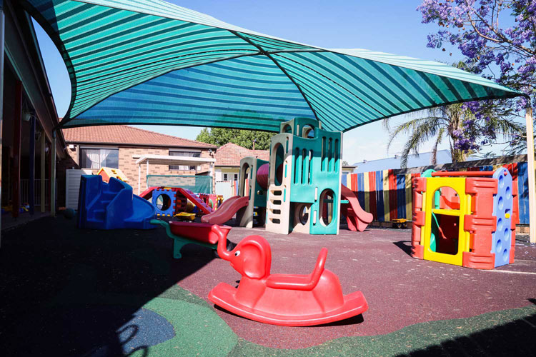 Shaded Outdoor Play Area
